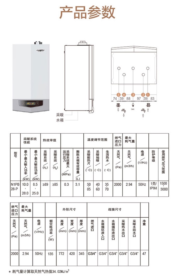 采暖壁挂炉安装